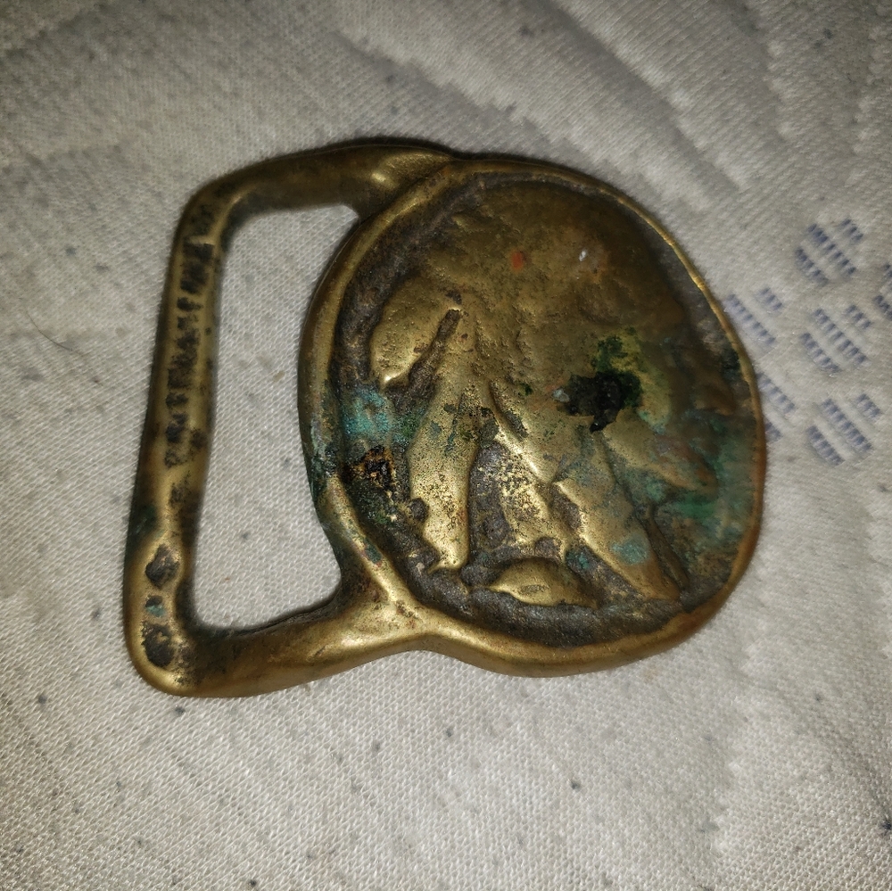 Brass Indian Belt buckle